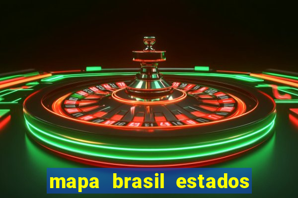 mapa brasil estados e capitais